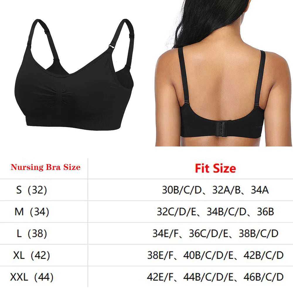 Wirefree Nursing Clothing Cotton Breastfeeding Bra