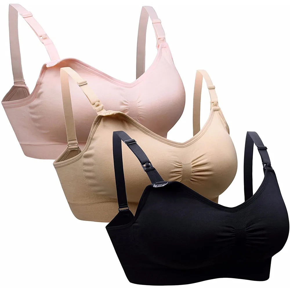 Wirefree Nursing Clothing Cotton Breastfeeding Bra