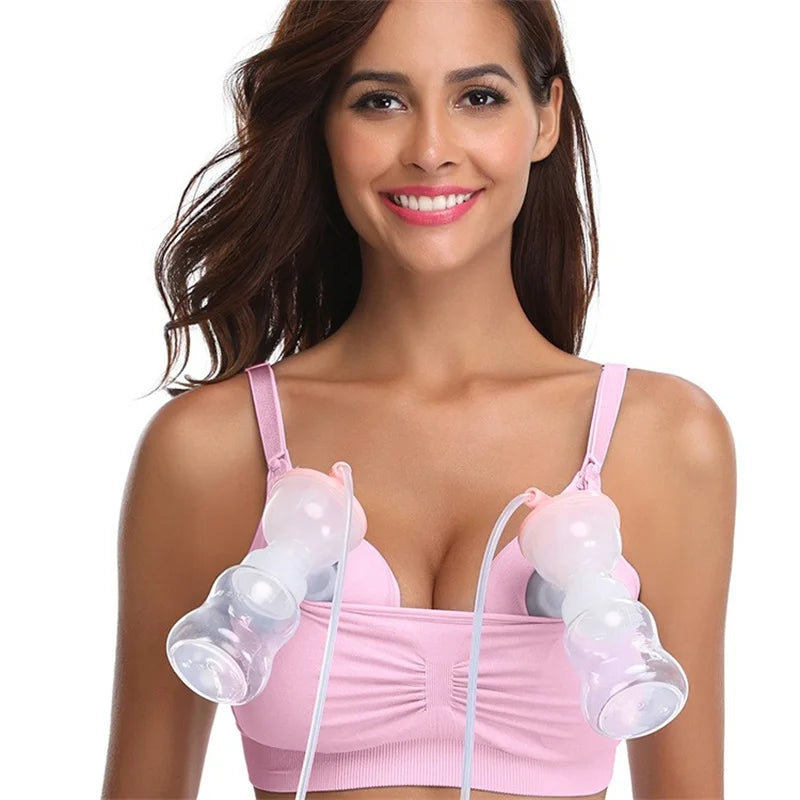 Hands Free Pumping Nursing Bra