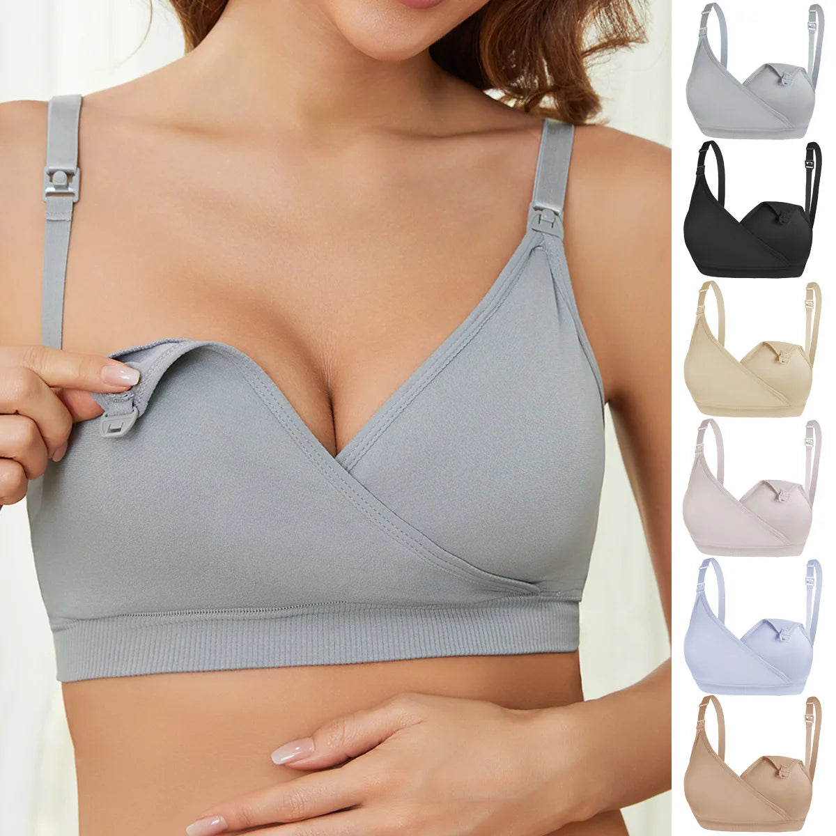 Wire-Free Maternity Nursing Bra