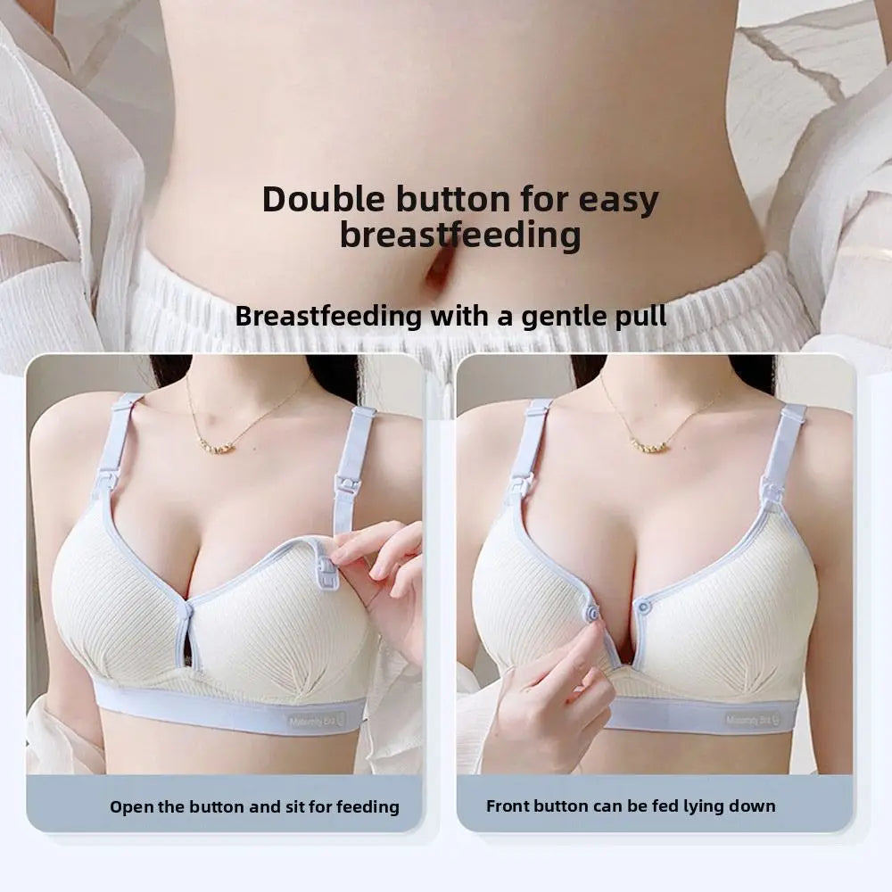 Double Buckle Nursing Bra