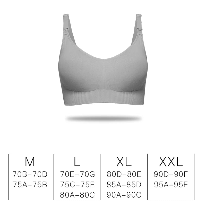 Maternity Nursing Bra Seamless V Neck