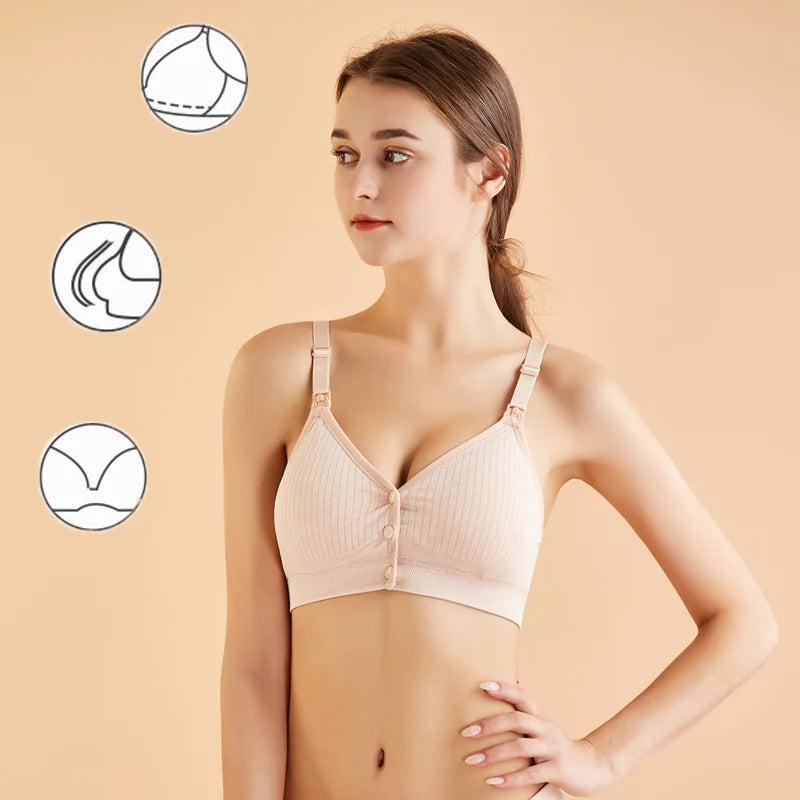 Pregnancy Seamless Nursing Bra
