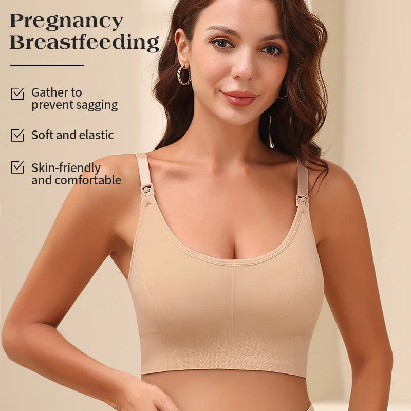 Seamless Maternity Nursing Bra