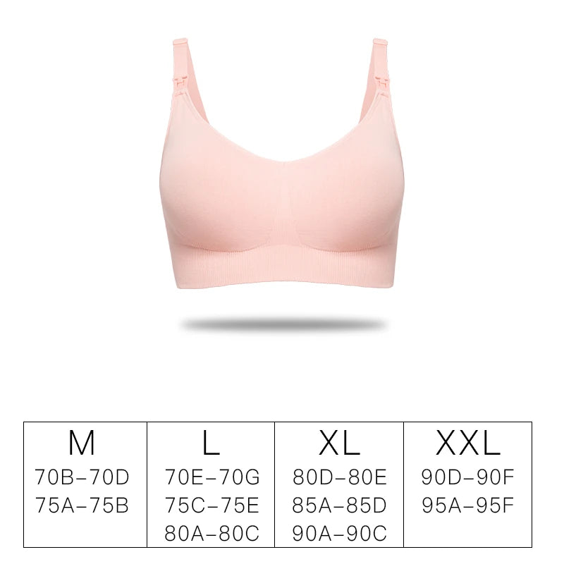 Maternity Nursing Bra Seamless V Neck