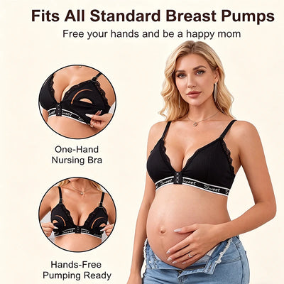 Maternity Nursing Bra Hands-Free Pumping