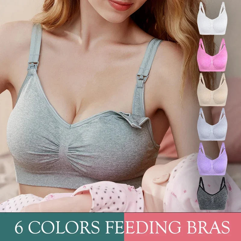 Seamless Maternity Push Up Bra