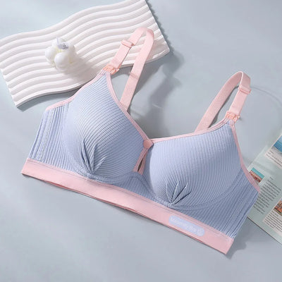 Fashion Double Buckle Nursing Bra