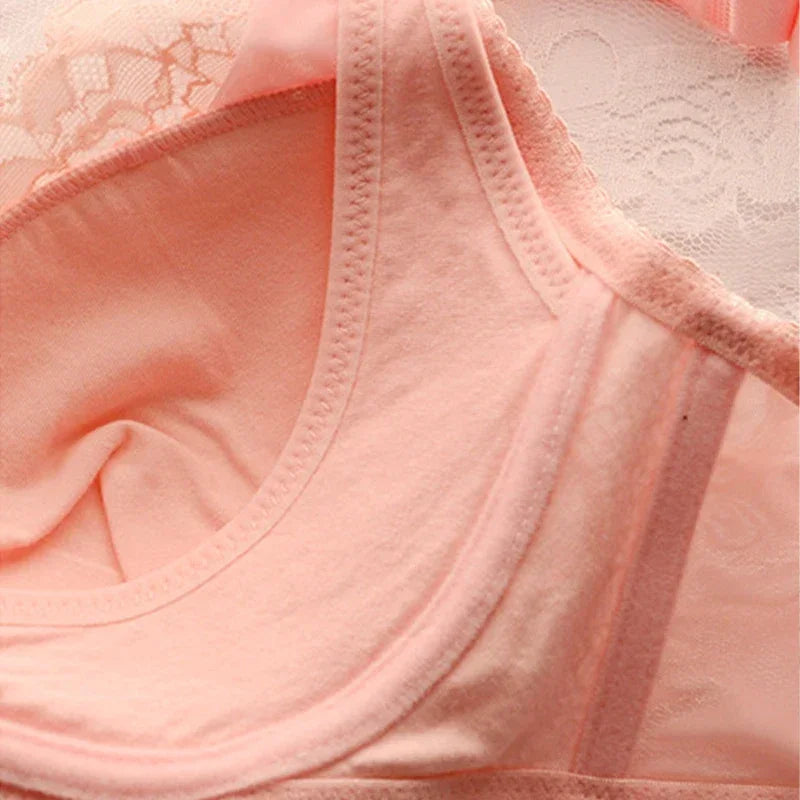 Maternity Lace Trim Nursing Bra