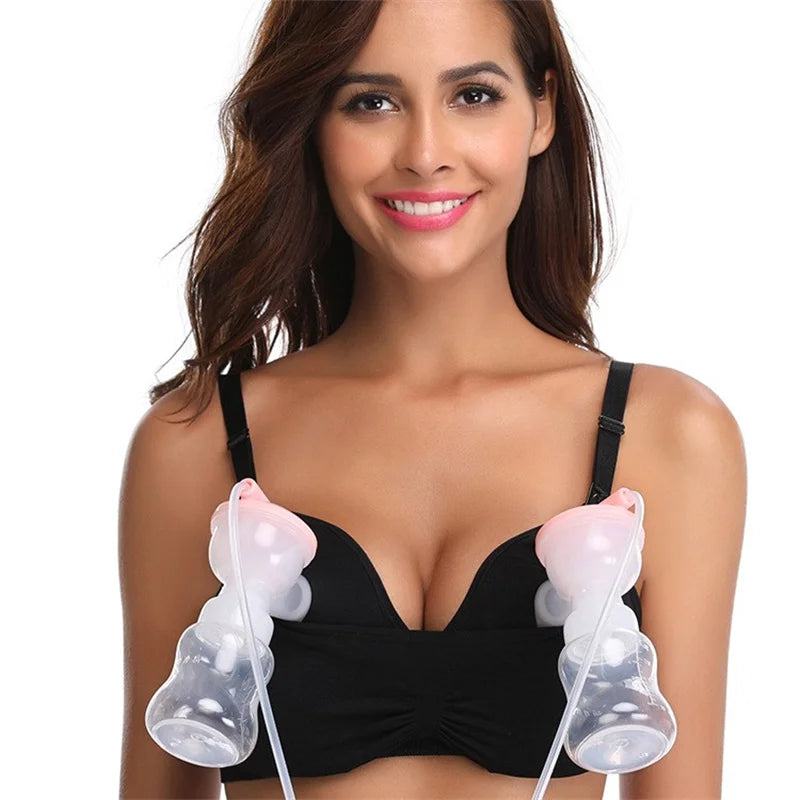 Hands Free Pumping Nursing Bra