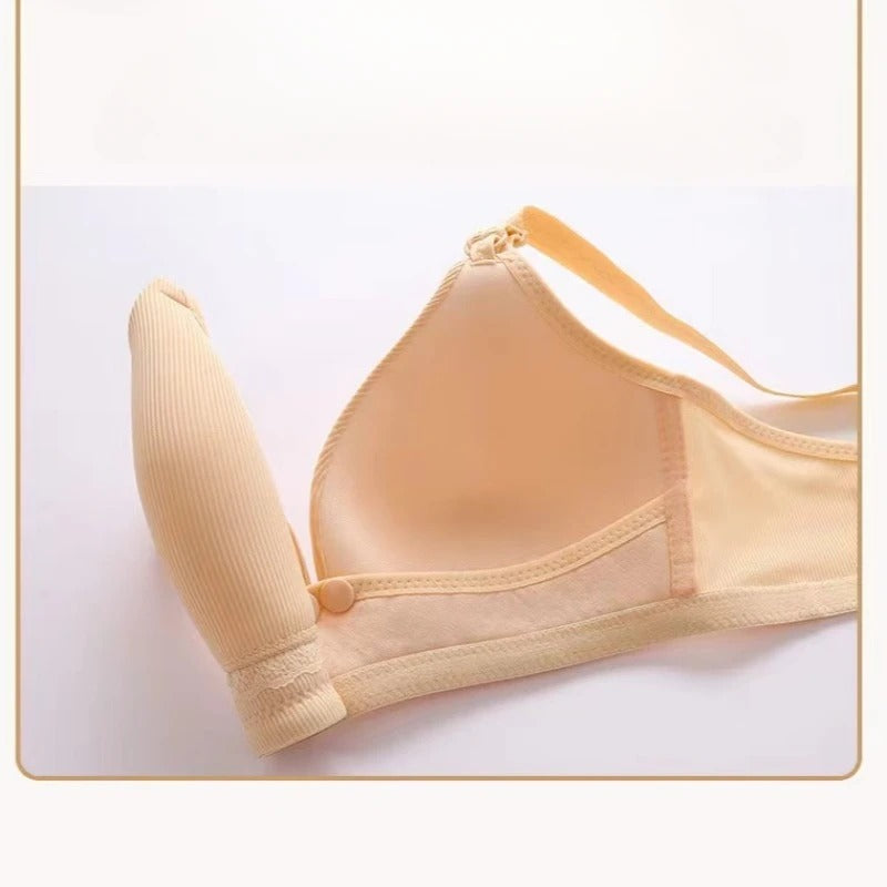 Wire-Free Maternity Nursing Bra – Soft, Adjustable, All-Season Comfort