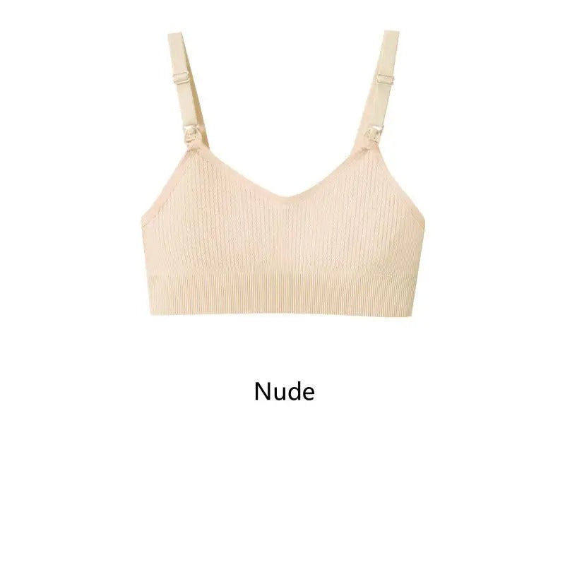 Wireless Nursing Bra for Pregnancy & Breastfeeding – Soft Anti-Sag Comfort Support