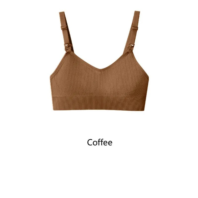 Wireless Nursing Bra for Pregnancy & Breastfeeding – Soft Anti-Sag Comfort Support