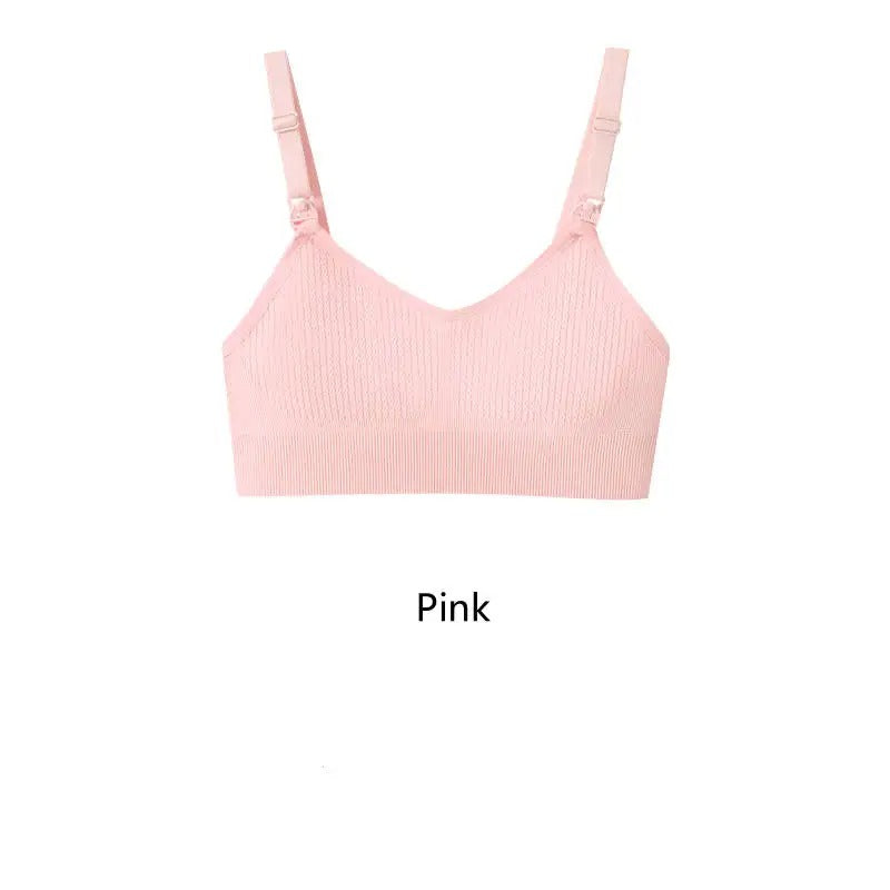 Wireless Nursing Bra for Pregnancy & Breastfeeding – Soft Anti-Sag Comfort Support