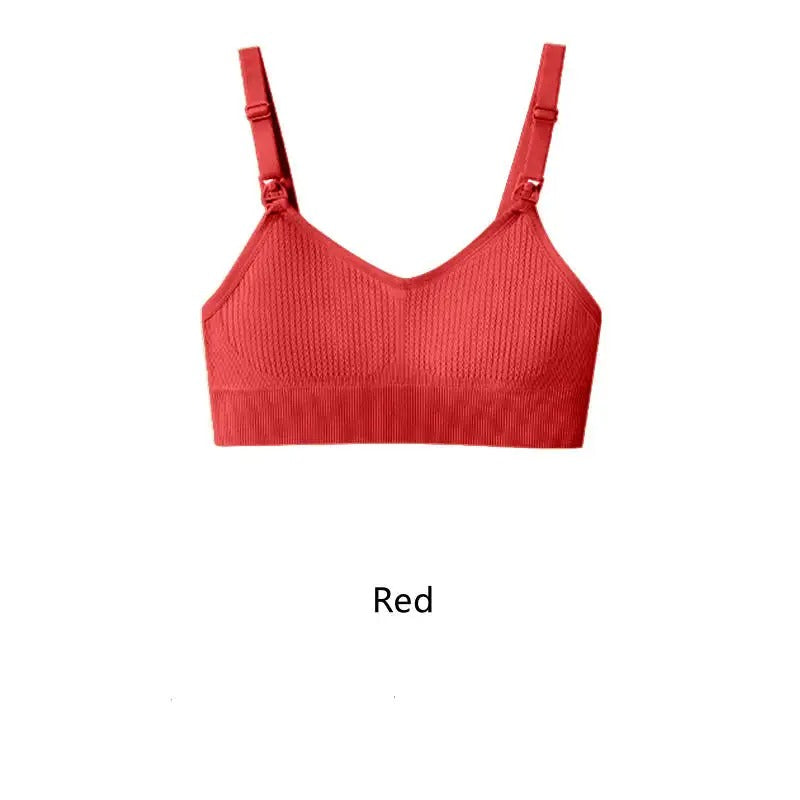 Wireless Nursing Bra for Pregnancy & Breastfeeding – Soft Anti-Sag Comfort Support